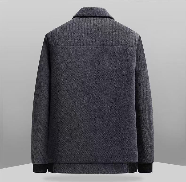 Herren Ultra-Warme Fleece-Reißverschlussjacke