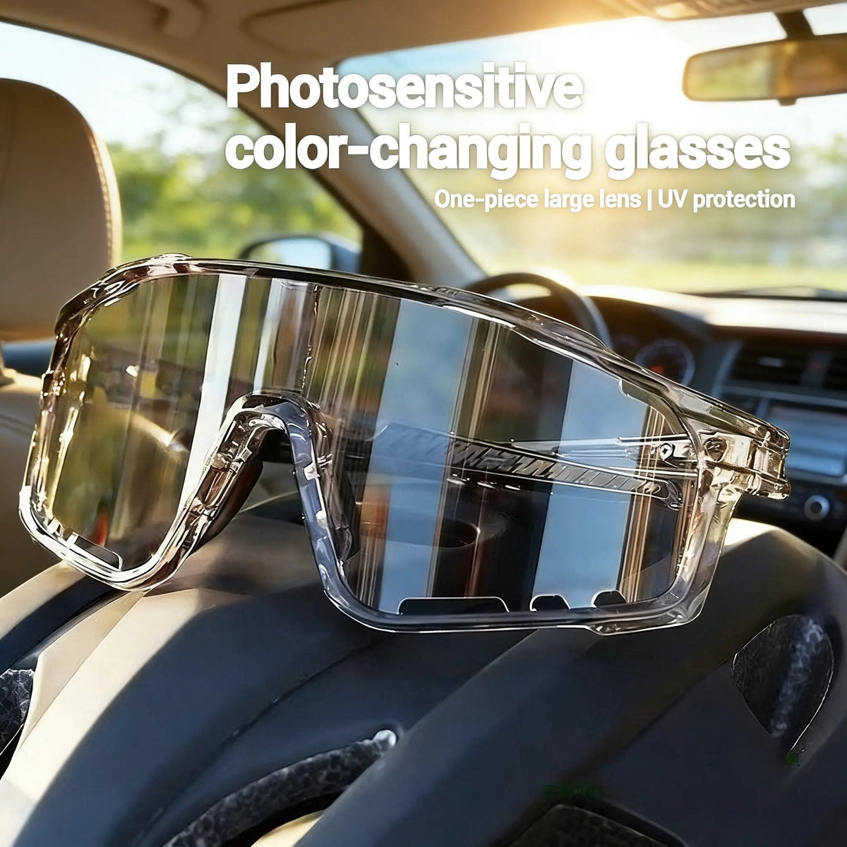 Photochrome Radsportbrille – passt sich sofort Lichtveränderungen an