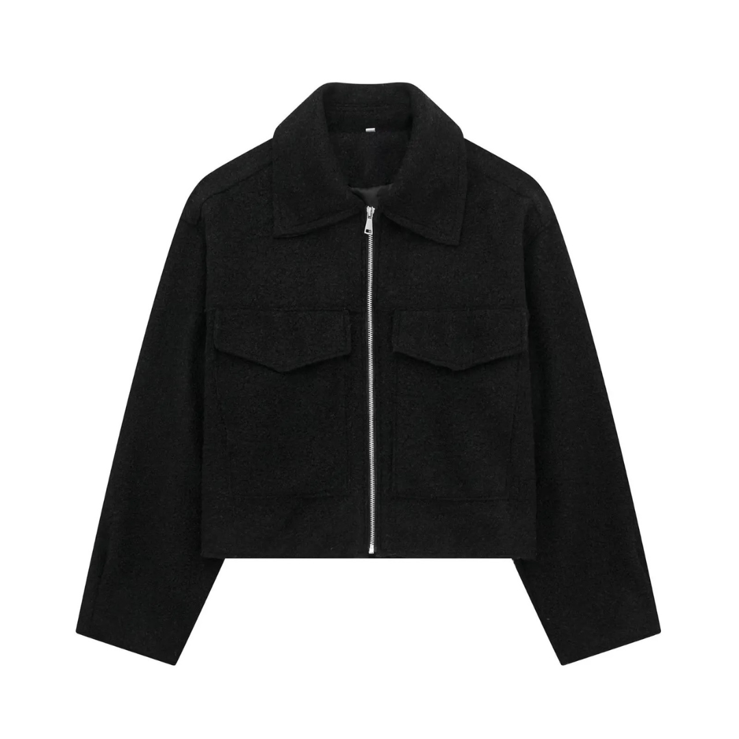 Damen Fleecejacke mit Reißverschluss – Westmere SoftWool Jacke mit Taschen