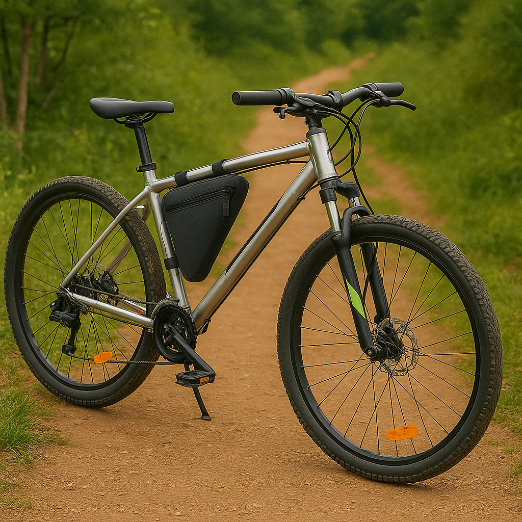 Dreieck-Rahmentasche wasserdicht fürs Fahrrad – WindTasche Pro