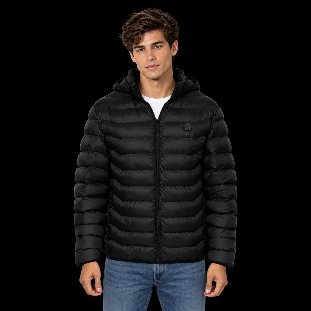 Unisex Beheizte Pufferjacke – Warmer & Komfortabler Wintermantel
