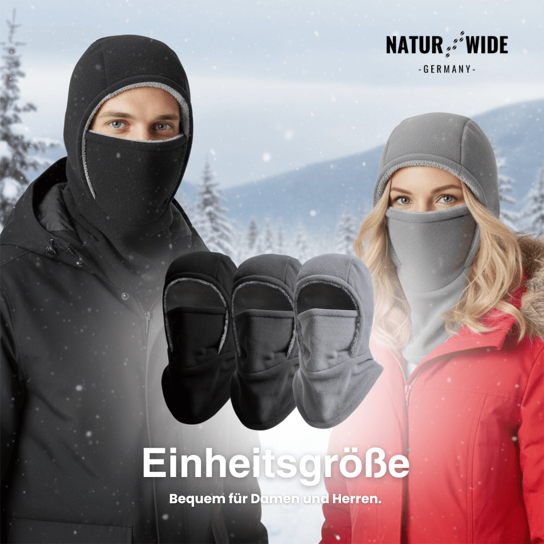 3-in-1 Winter Balaclava – Mütze, Schal & Maske
