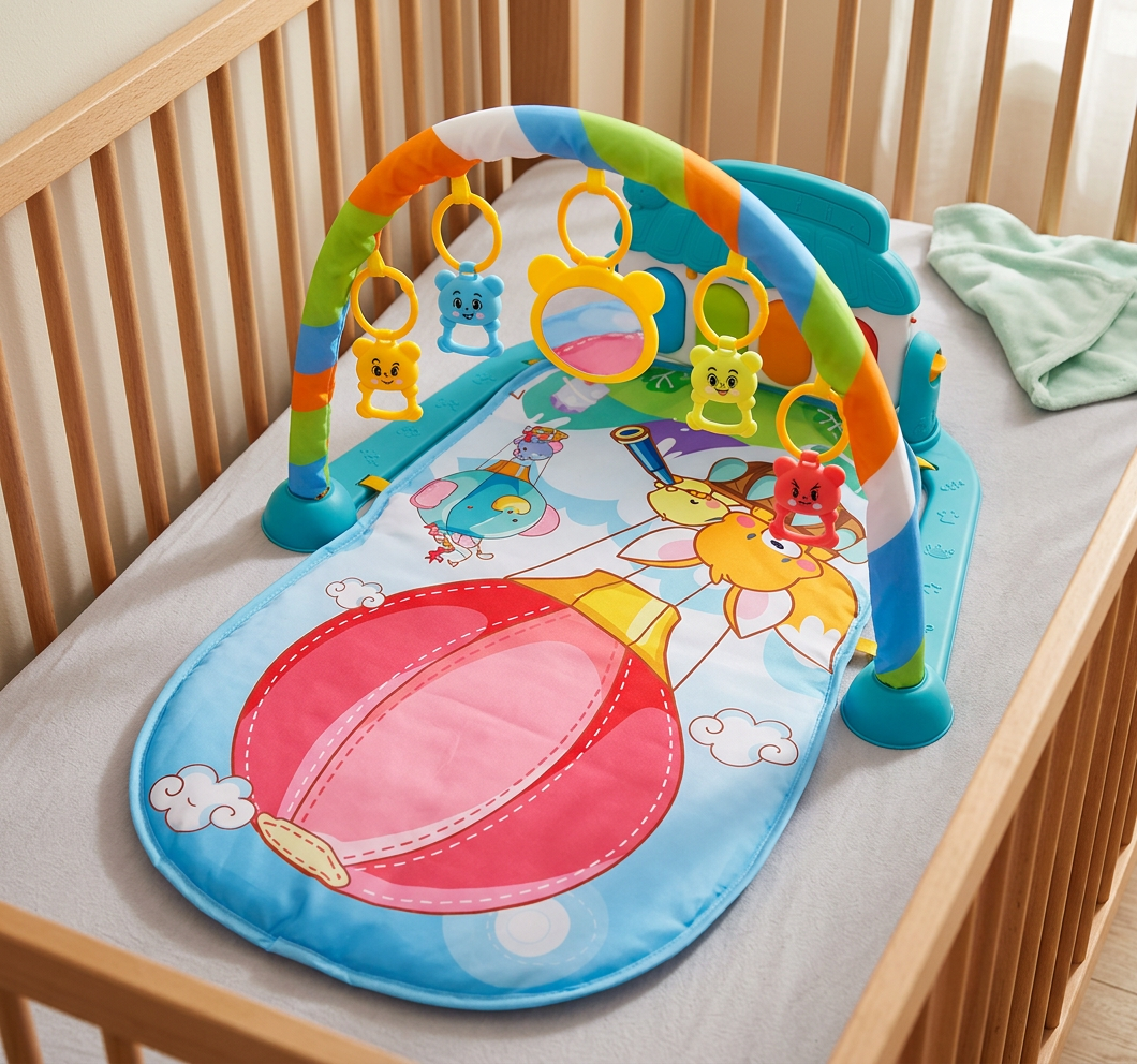 Baby Musik Spielbogen mit Klavier – Interaktive sensorische Aktivitätsmatte (0–24 Monate)