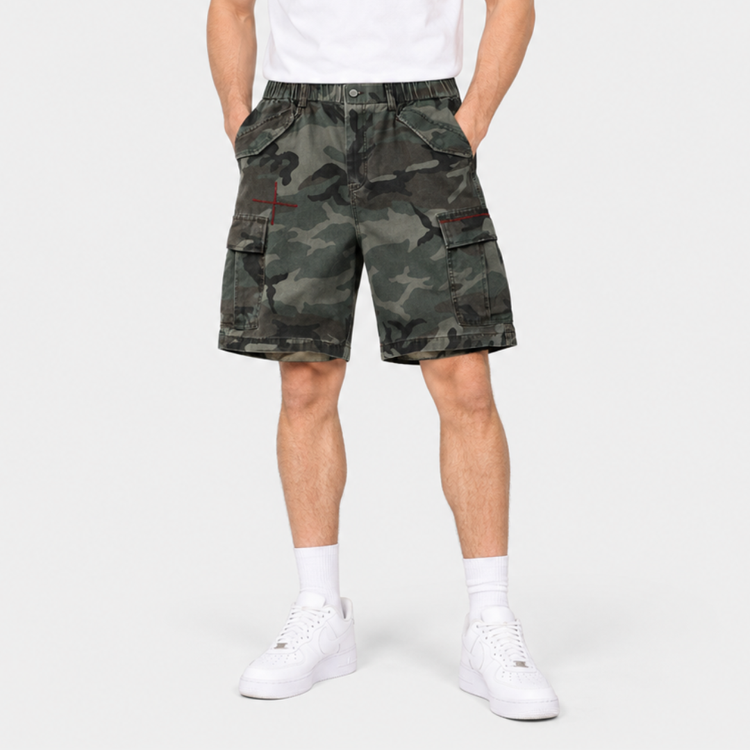 Nordspur | Camovect Herren Cargo-Shorts in Knielänge