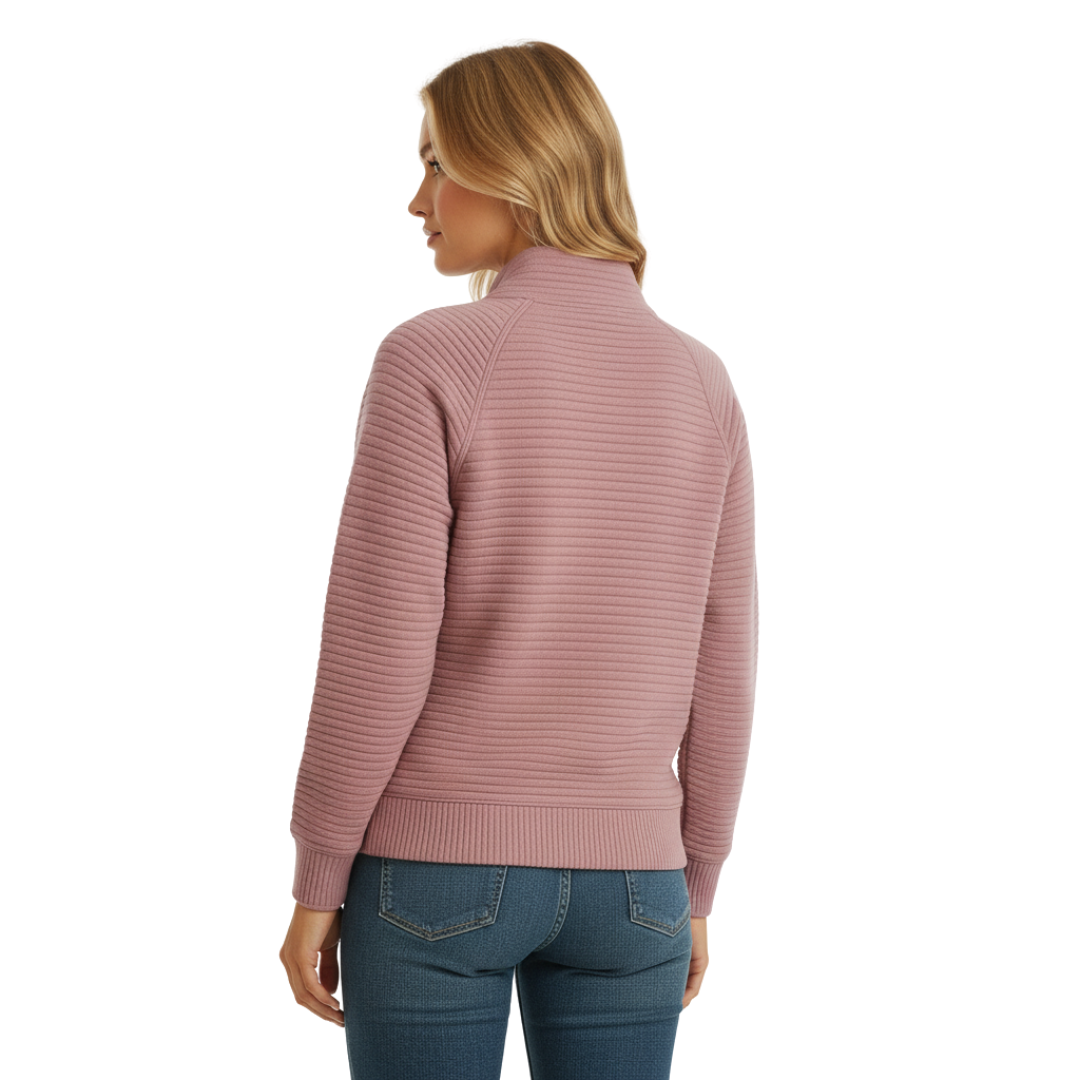 Nordspur | Selene Pullover mit Halb-Reißverschluss