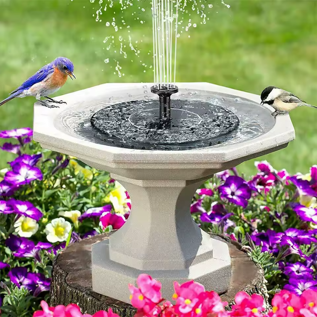 Solar Springbrunnen 1,5W mit 6 Düsen – FloatSun EcoJet