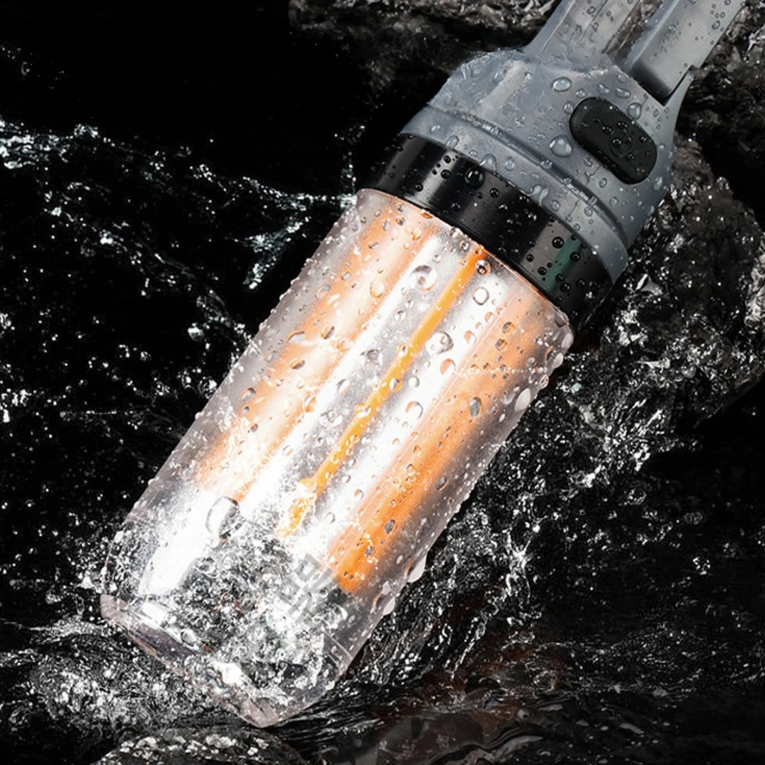 Campinglampe superhell mit Akku & Haken – LichtZip 5