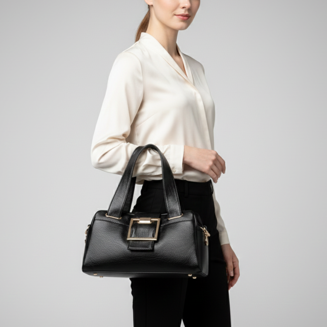 Nordspur | Weiche Mikrofaser-Satchel-Tasche