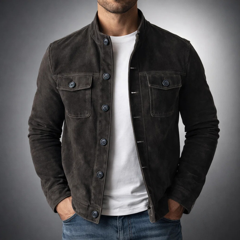 Tommaso Jacke aus Premium-Wildleder