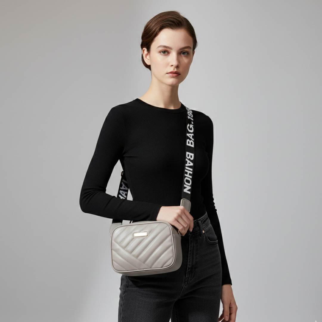 Nordspur | Kleine gesteppte Crossbody-Tasche