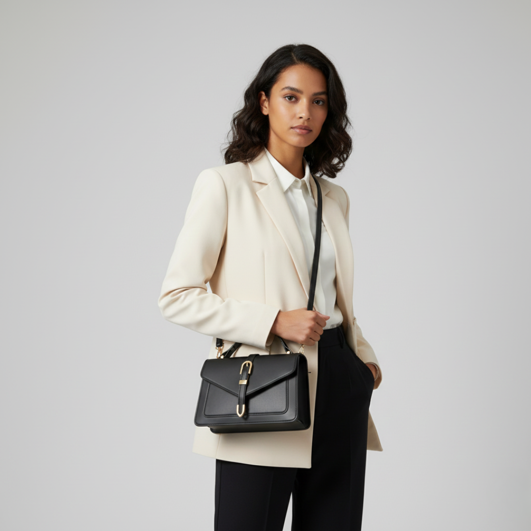 Nordspur | Minimalistische Crossbody-Tasche mit Tragegriff