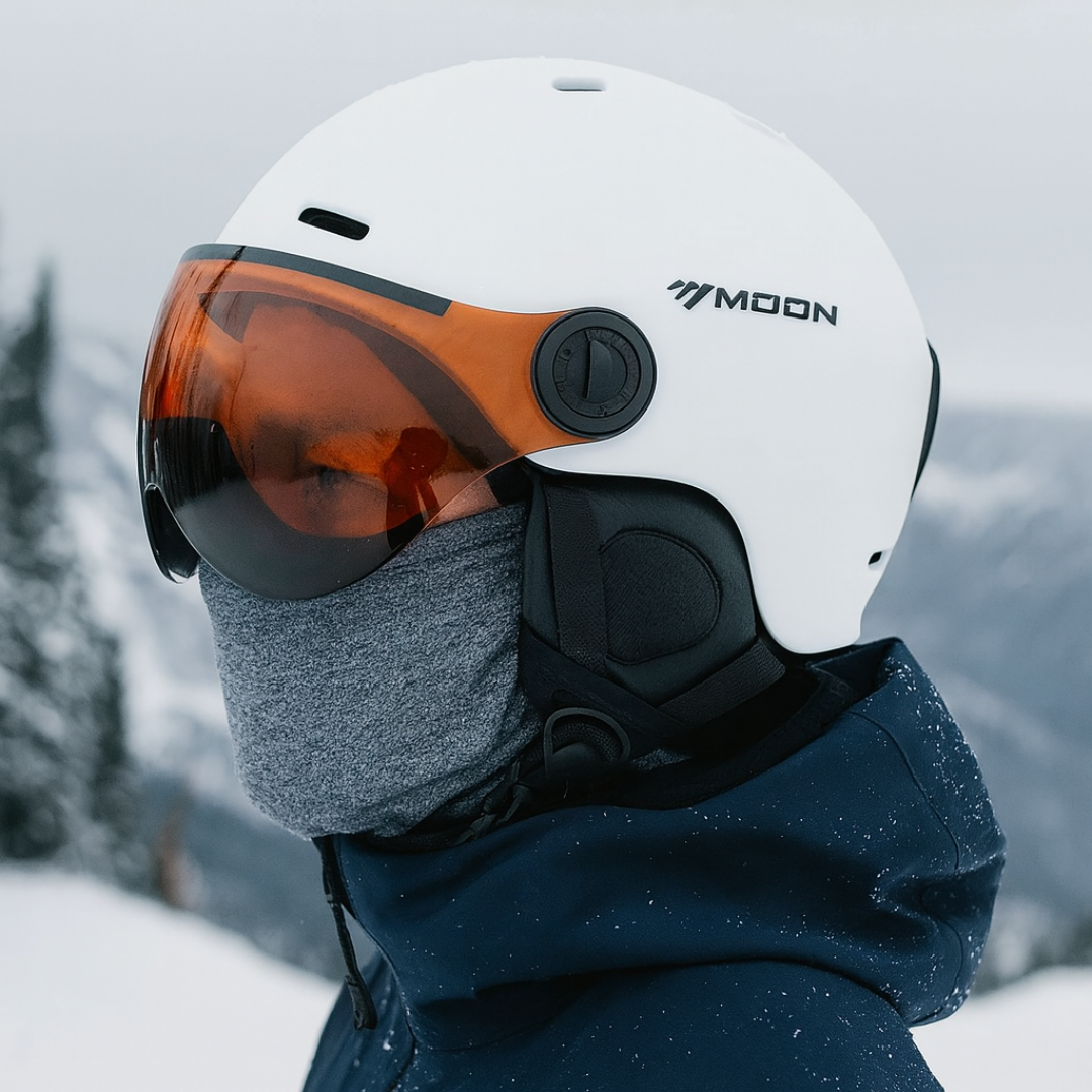 Skihelm mit Visier – SchneeGuard Pro
