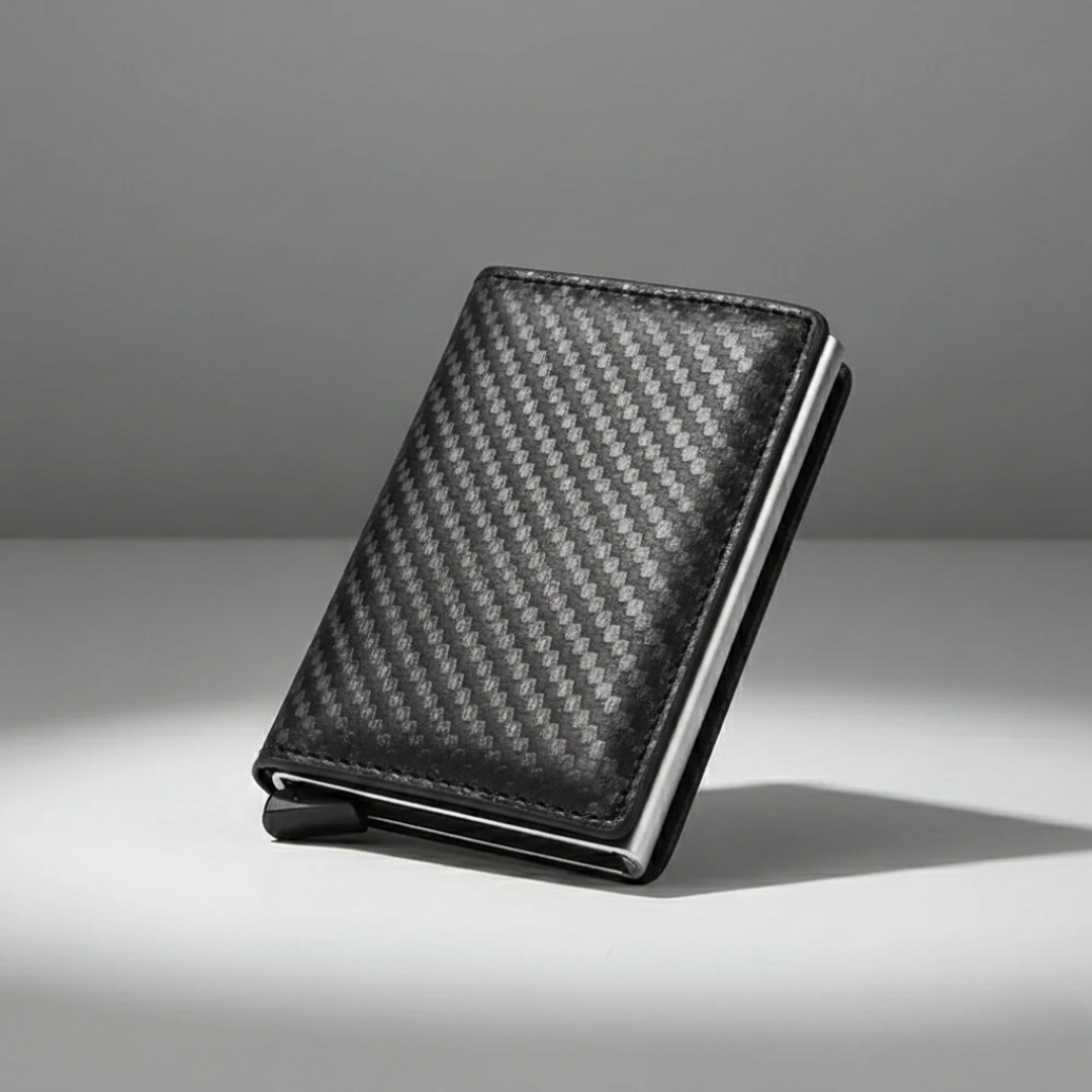Nordspur | CardLuxe Minimalistischer Kartenhalter-Geldbörse