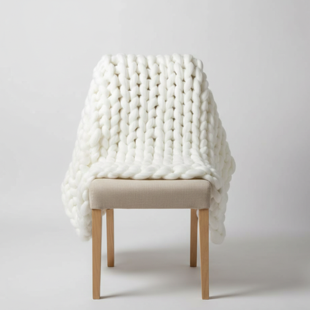 Nordspur | Veloroo Chunky-Strickwurfdecke