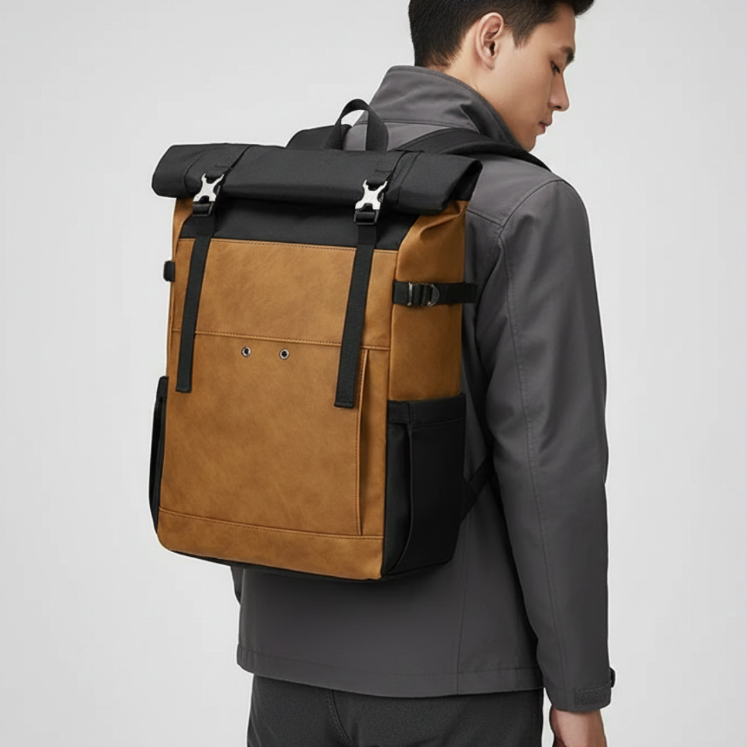 Nordspur | Rolltop-Rucksack mit großem Fassungsvermögen