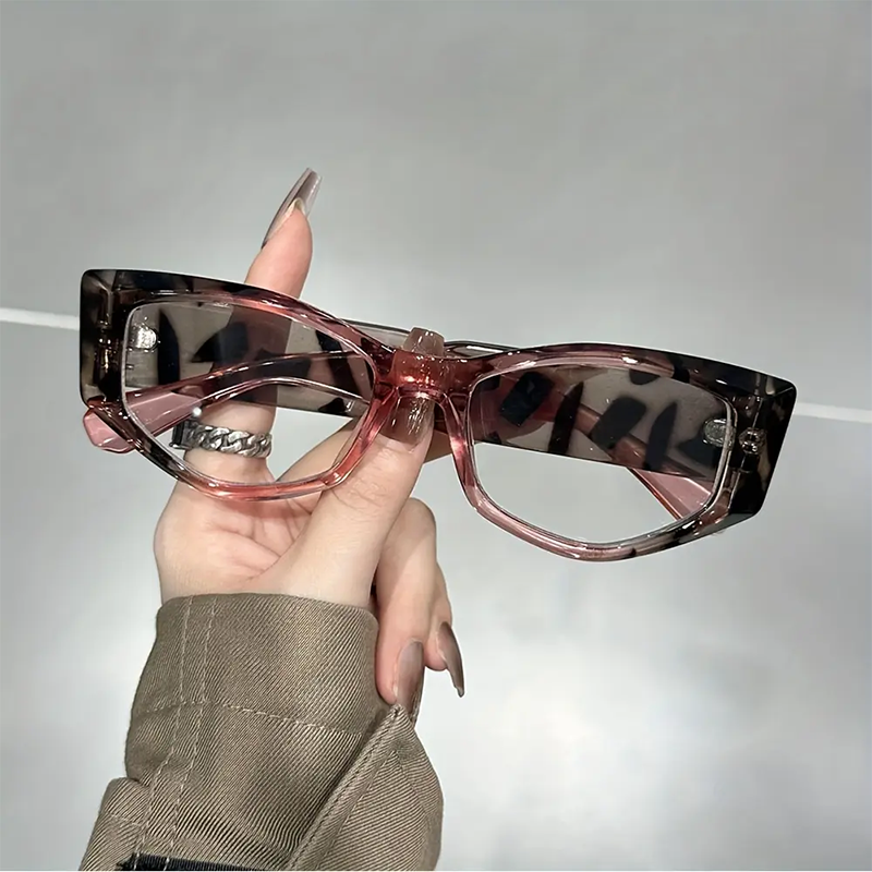 Damen-Lesebrille Anti-Blaulicht Vollrand Eckig