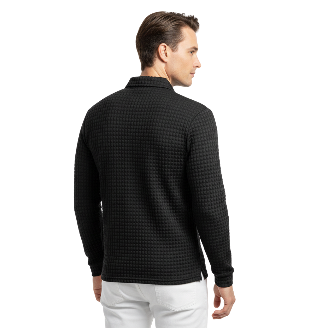 Nordspur | BlackWaffle Langarm-Pullover