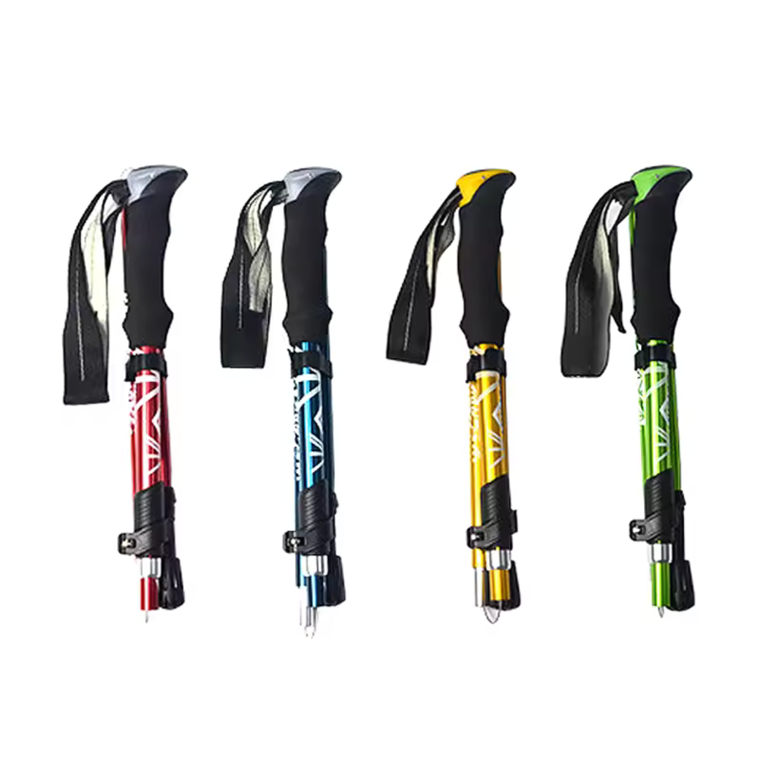 Faltbarer Trekkingstock 5-teilig, ultraleicht & verstellbar – PeakLite Fold