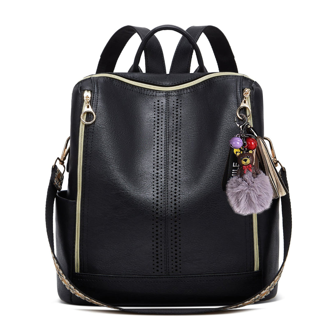 Luxus-Leder 2-in-1 Umwandelbarer Rucksack + Gratis Tasche