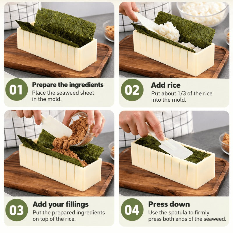 Schnelles DIY Sushi-Pressen-Kit