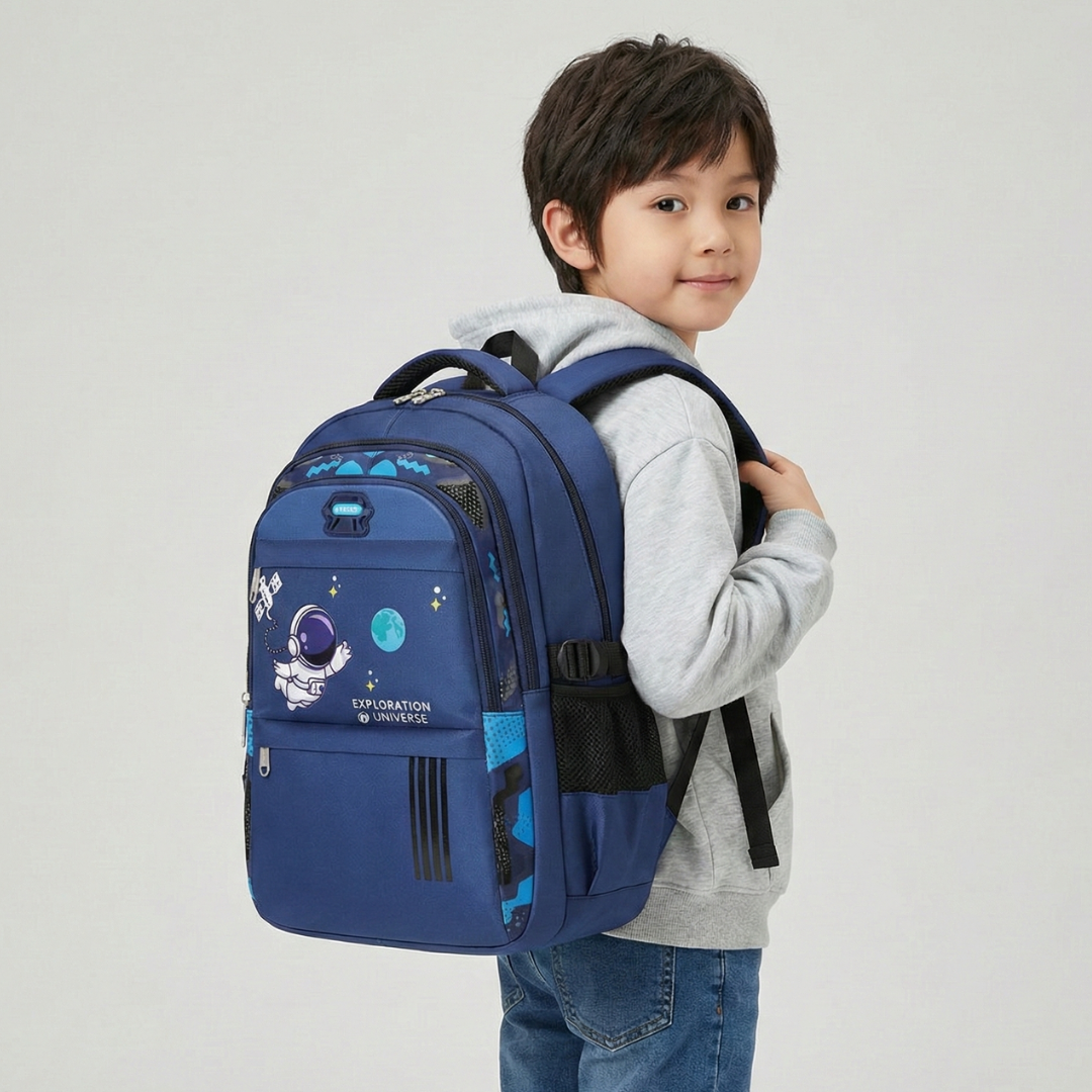 Nordspur | AstroVibe Wasserdichter Polyester-Schulrucksack