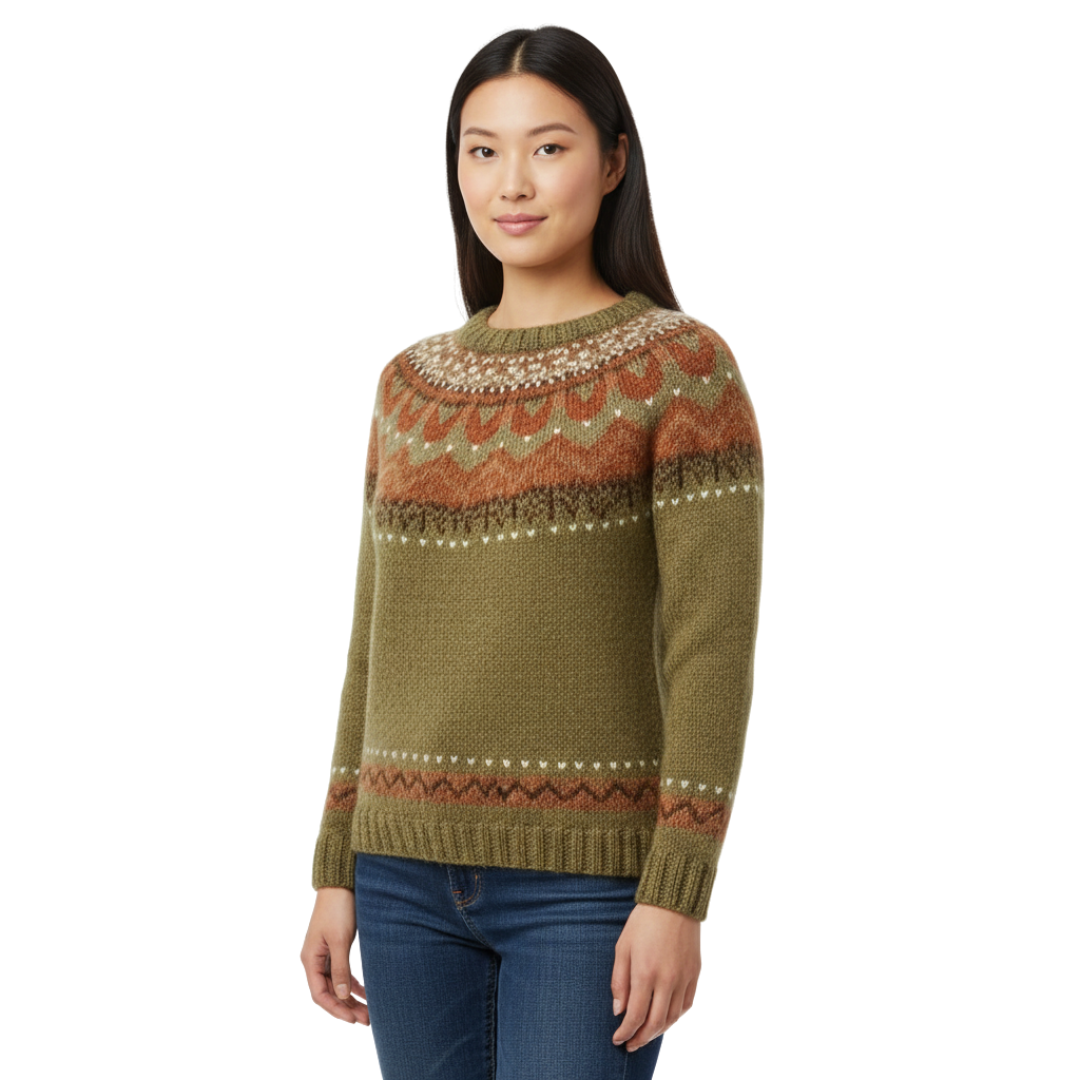 Nordspur | FrostLoom Nordischer Strickpullover
