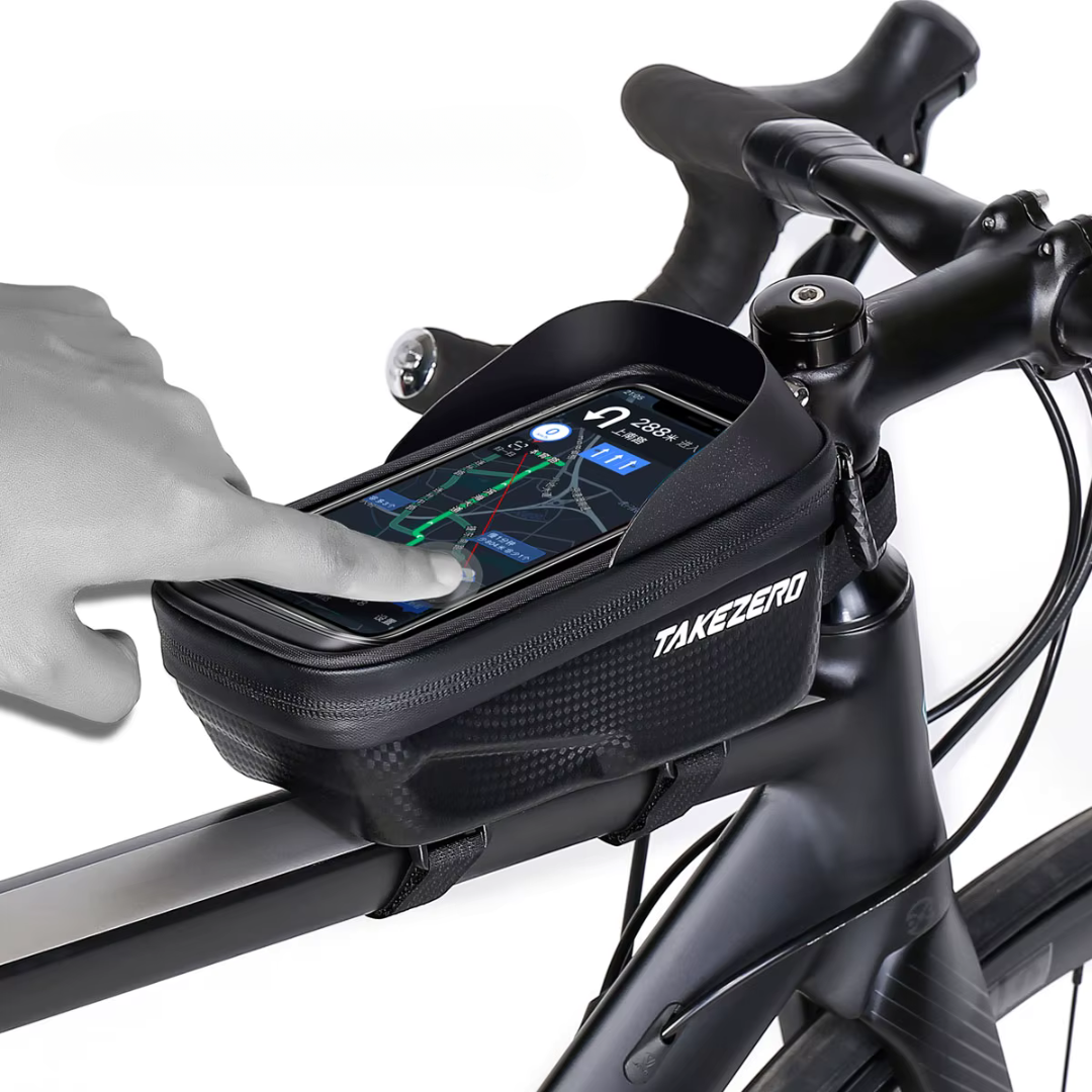 Fahrrad-Vorbau-Tasche kompakt mit harter EVA-Schale – HardRide One