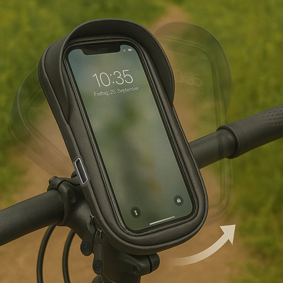 Fahrrad-Handyhalterung wasserdicht mit Touchscreen – TouchRide 6.4