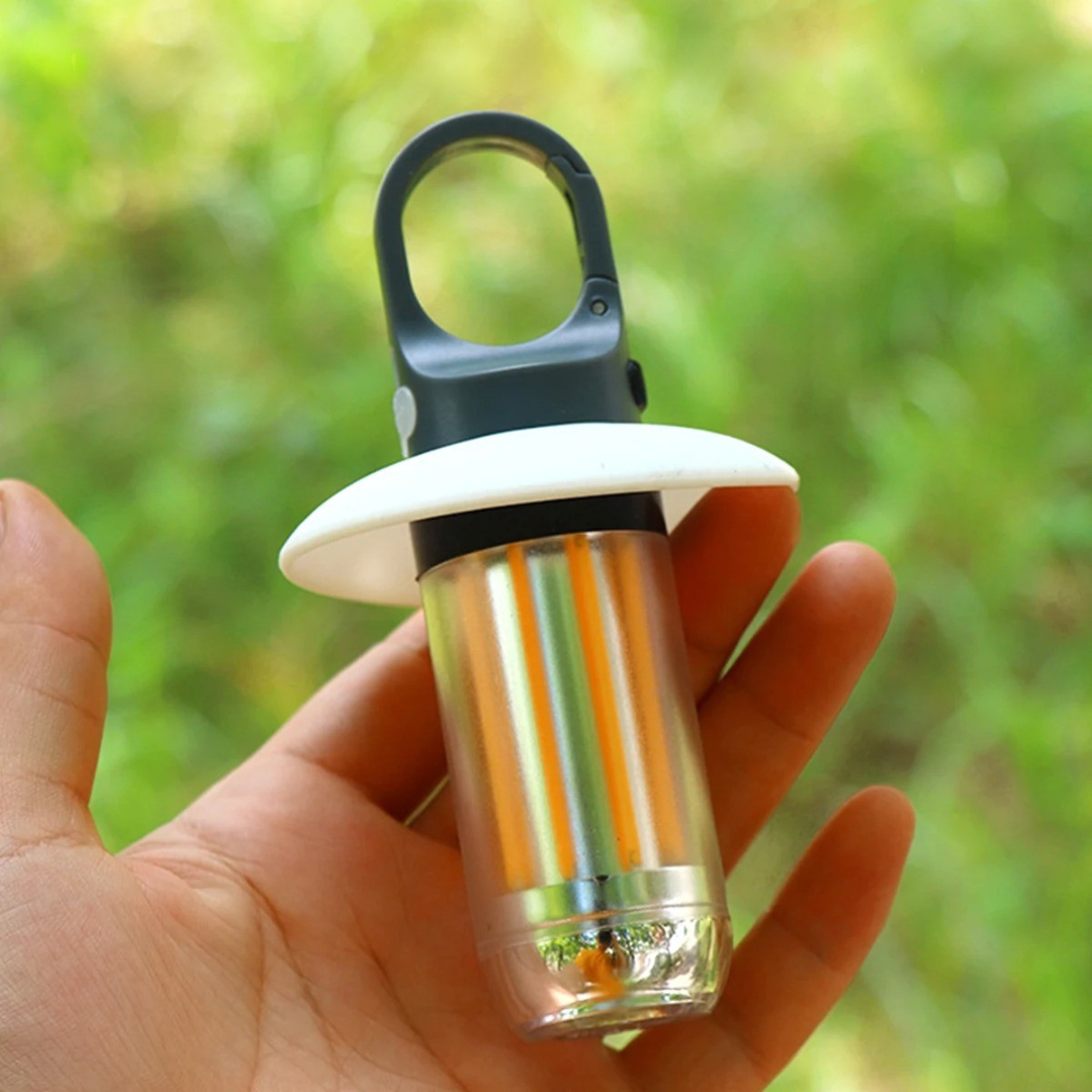 Campinglampe superhell mit Akku & Haken – LichtZip 5