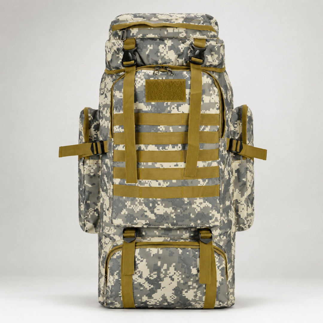 Taktischer Rucksack 80L Wasserabweisend – BergTrail Pro