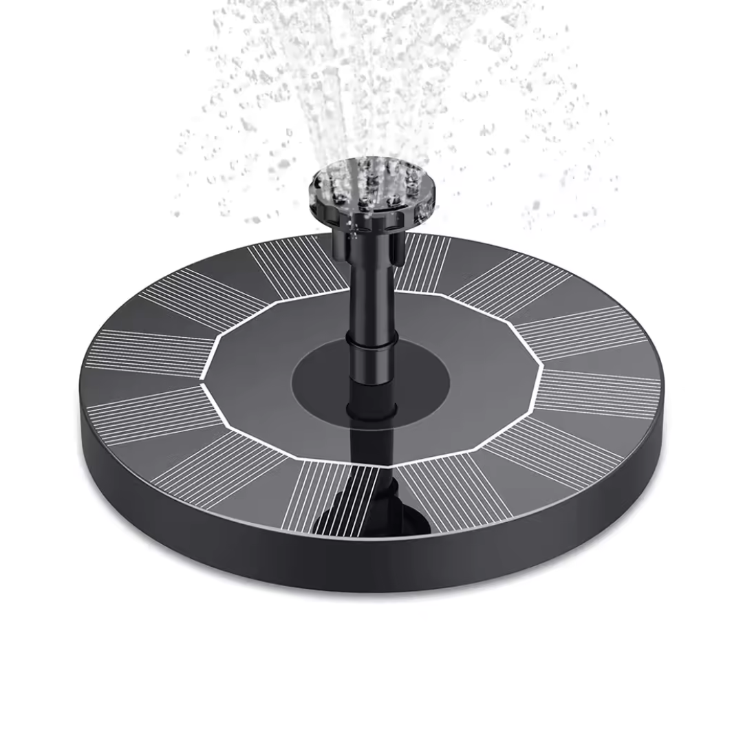 Solar Springbrunnen 1,5W mit 6 Düsen – FloatSun EcoJet
