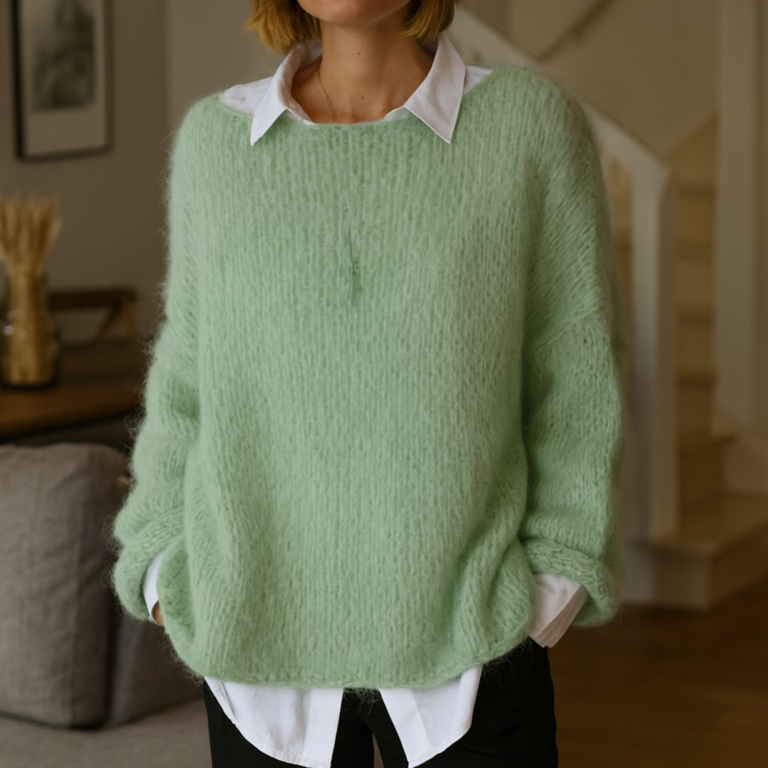Strickpullover mit lockerer Passform & weichem Stoff – Sofira Knitwear