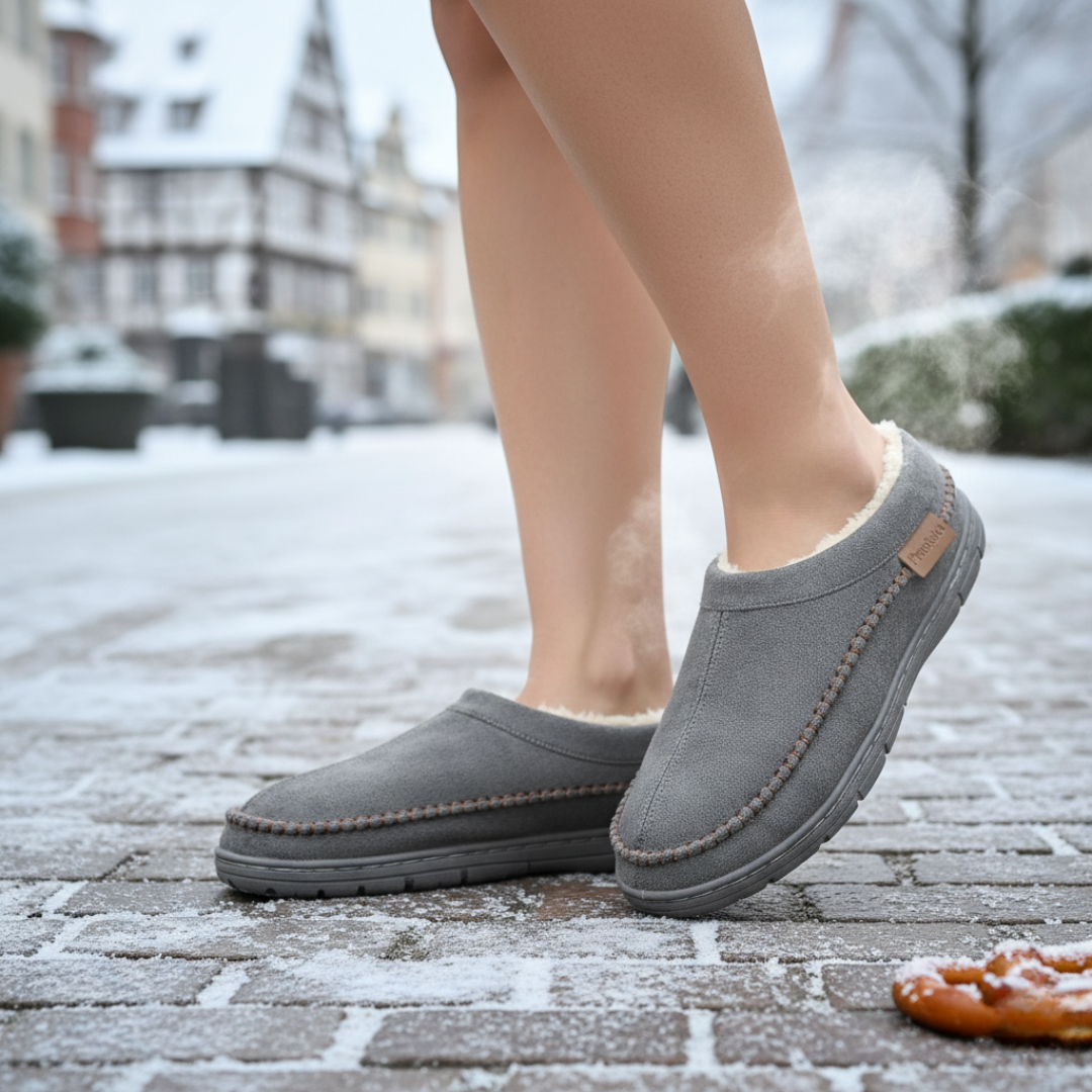 Stiefel Herren Lammfell mit Memory Foam & Gummisohle – CozyStep Boots