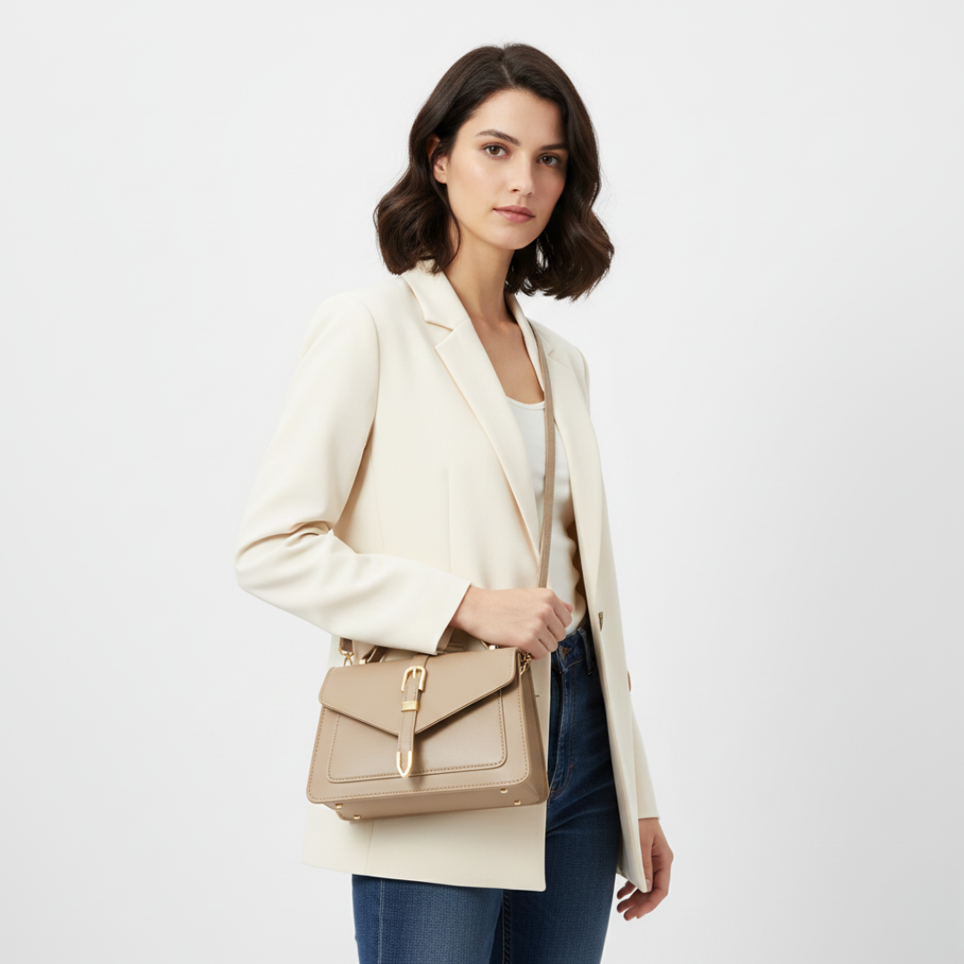 Nordspur | Minimalistische Crossbody-Tasche mit Tragegriff