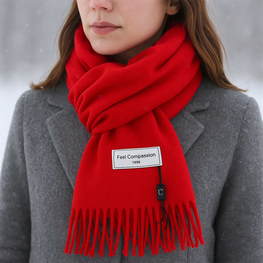 Wintermantel Schal Damen – WollSoft Élan