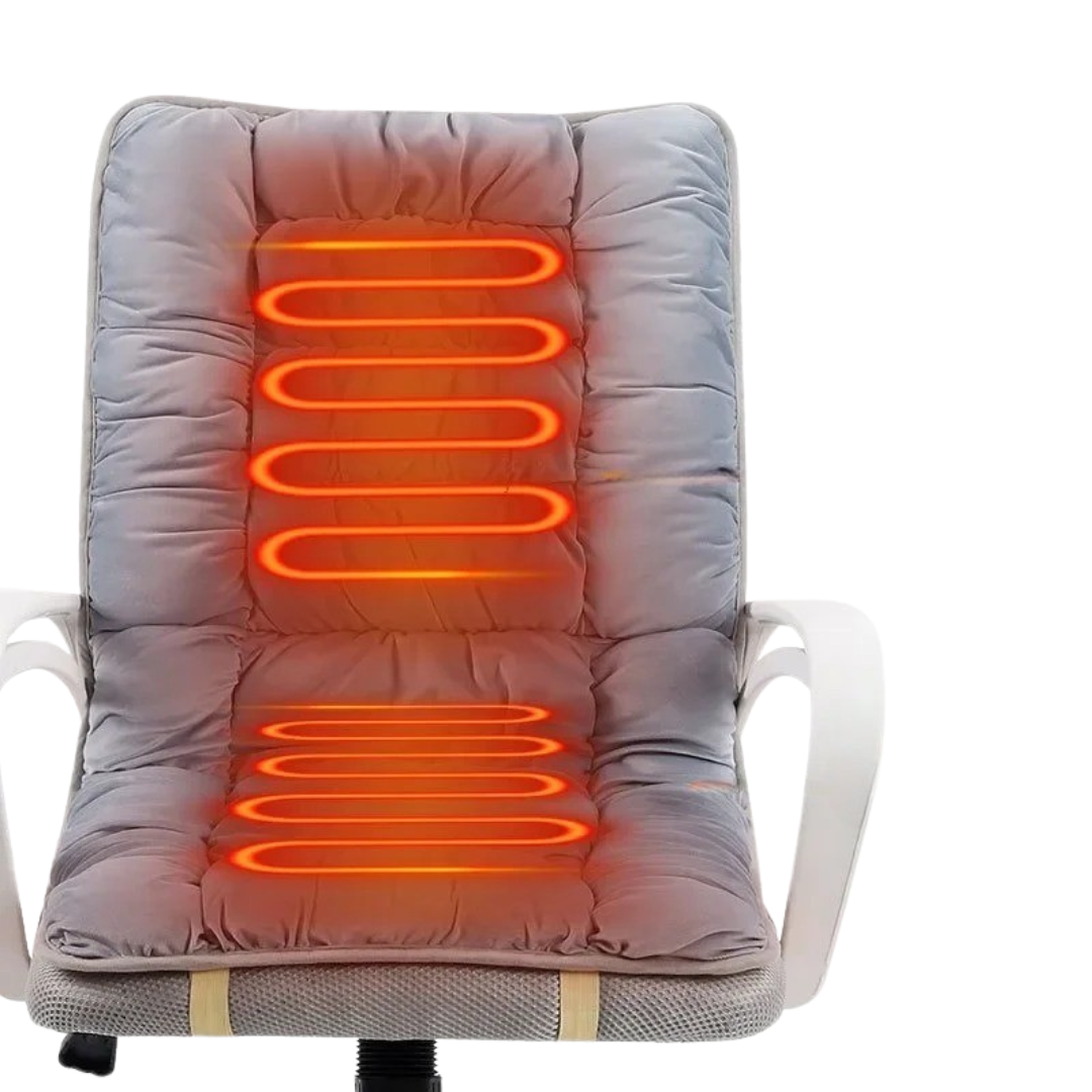 Körperwärmer Sitzauflage elektrisch mit 3 Heizstufen & Timer – ThermoComfort Pad