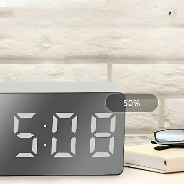 Nordspur | Luminora LED-Spiegelalarmwecker Digitales Display