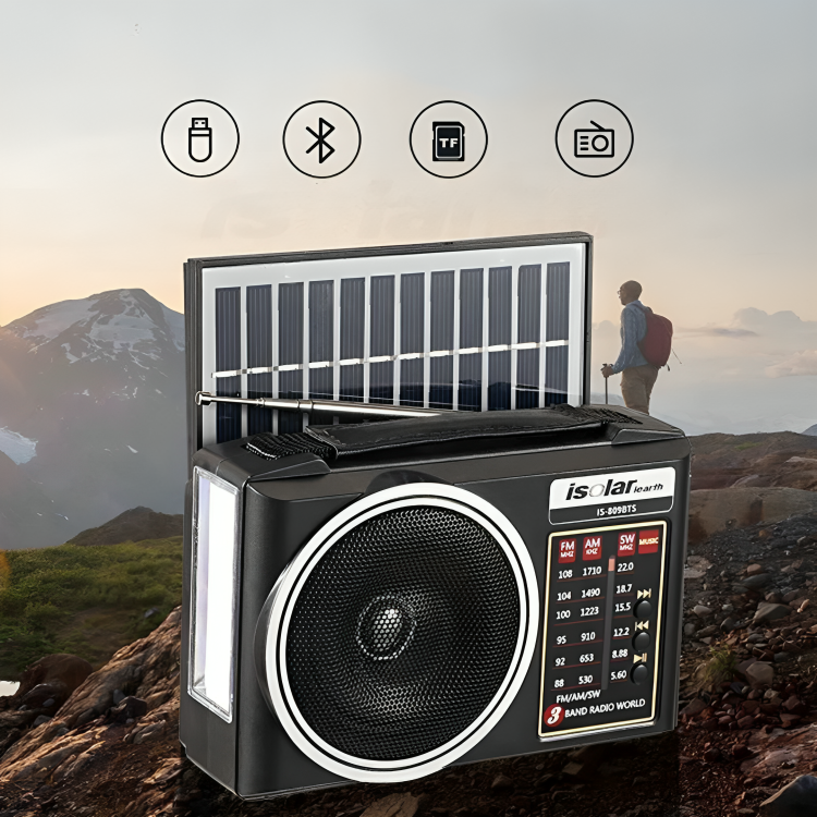 Nordspur | Solaraudio Tragbares Solarnotfallradio
