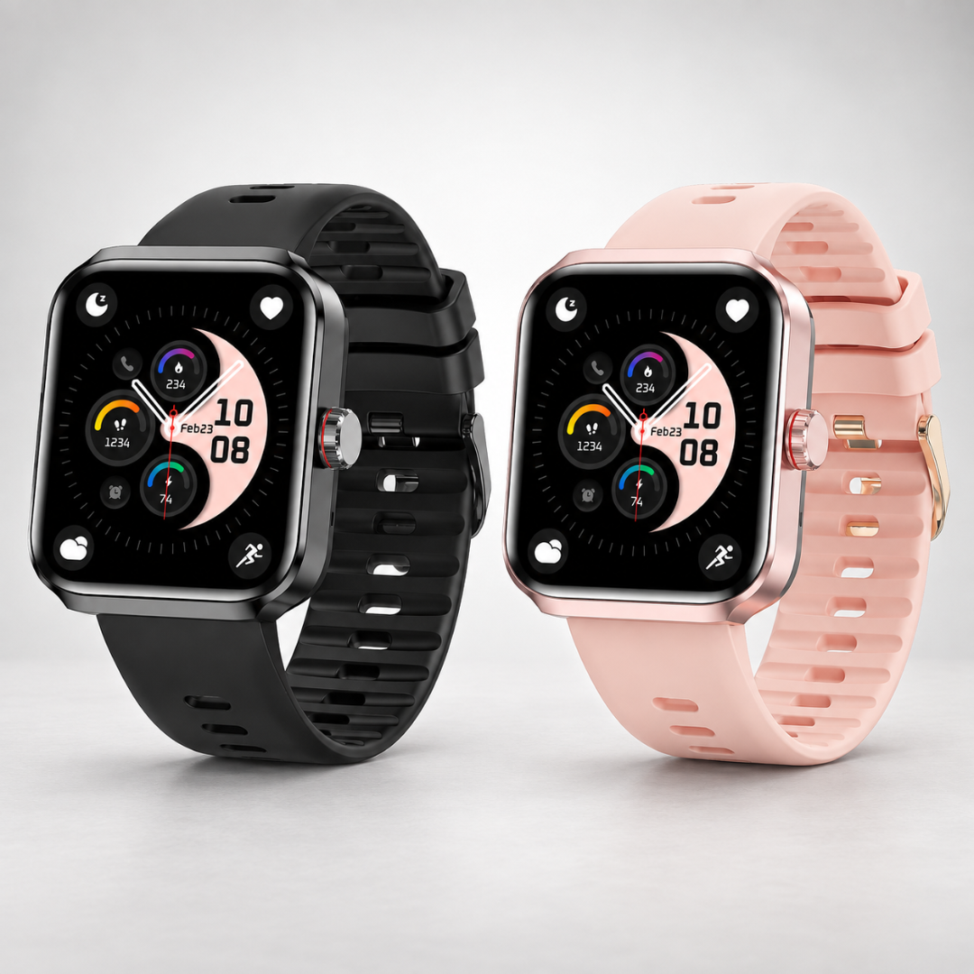 Smartwatch wasserdicht mit 7 Tagen Akku & 2 Std. Ladezeit – PulseTrack One