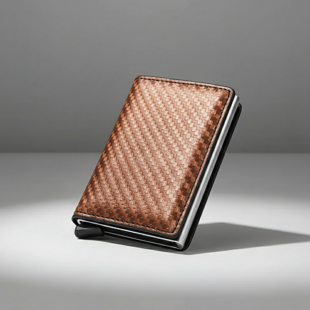 Nordspur | CardLuxe Minimalistischer Kartenhalter-Geldbörse