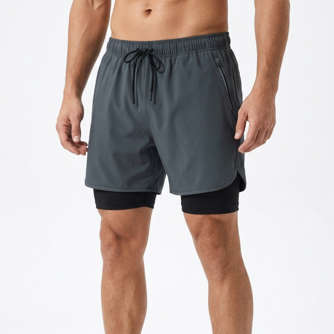 Nordspur | Runaro Two-Layer Athletic Shorts