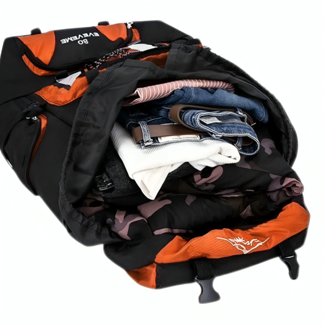 Outdoor-Rucksack 80L wasserdicht & komfortabel – TrekRidge 80