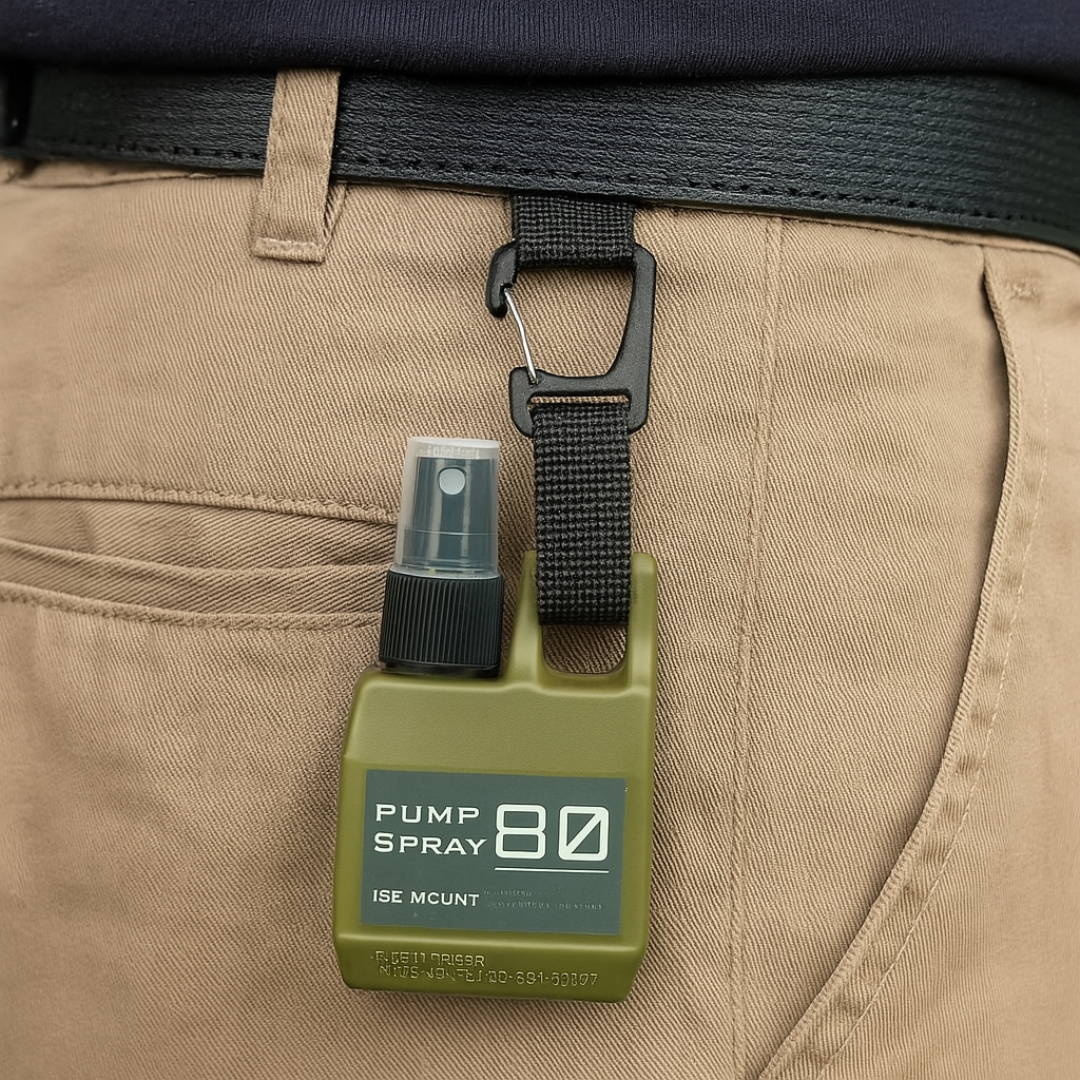 Sprühflasche 80ml mit Karabiner – OutdoorMist