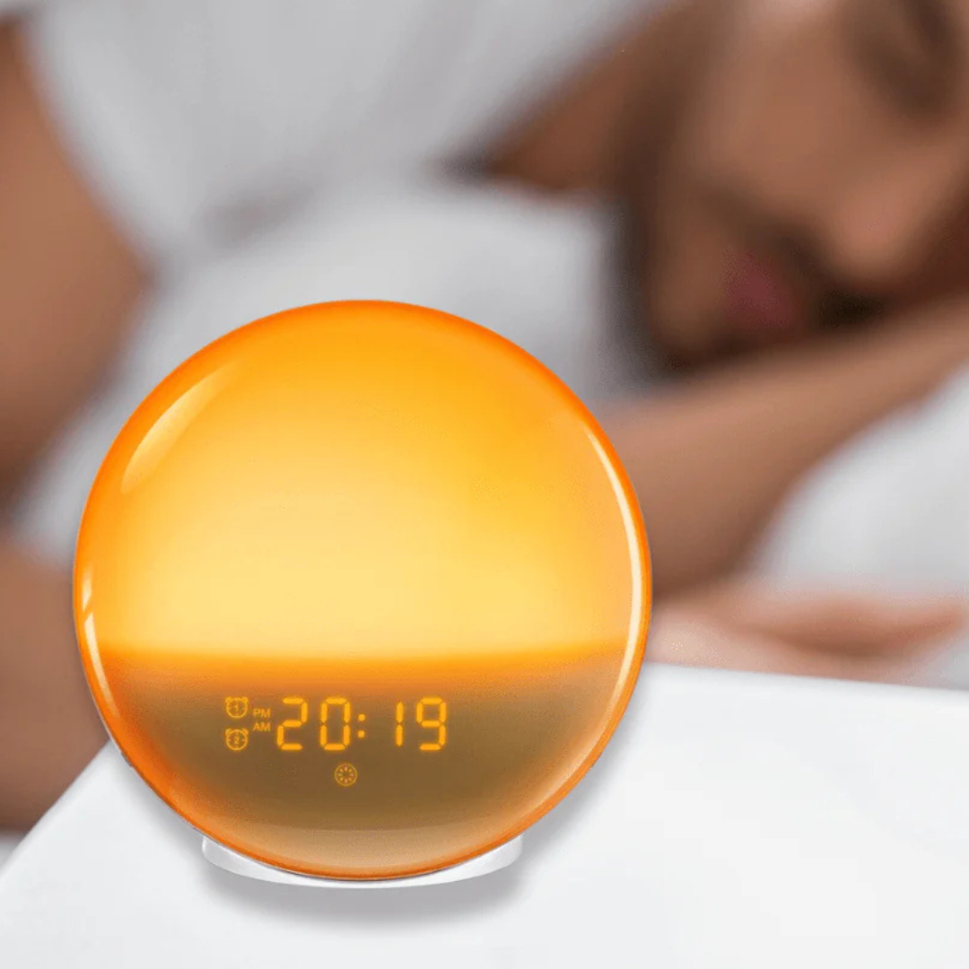 Digitaler Wecker mit Sonnenaufgangssimulation & Naturgeräuschen – SunGlow Rise