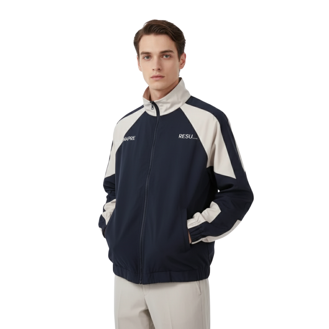 Leichte Herren Windbreaker Jacke – Varsity-Stil Shell