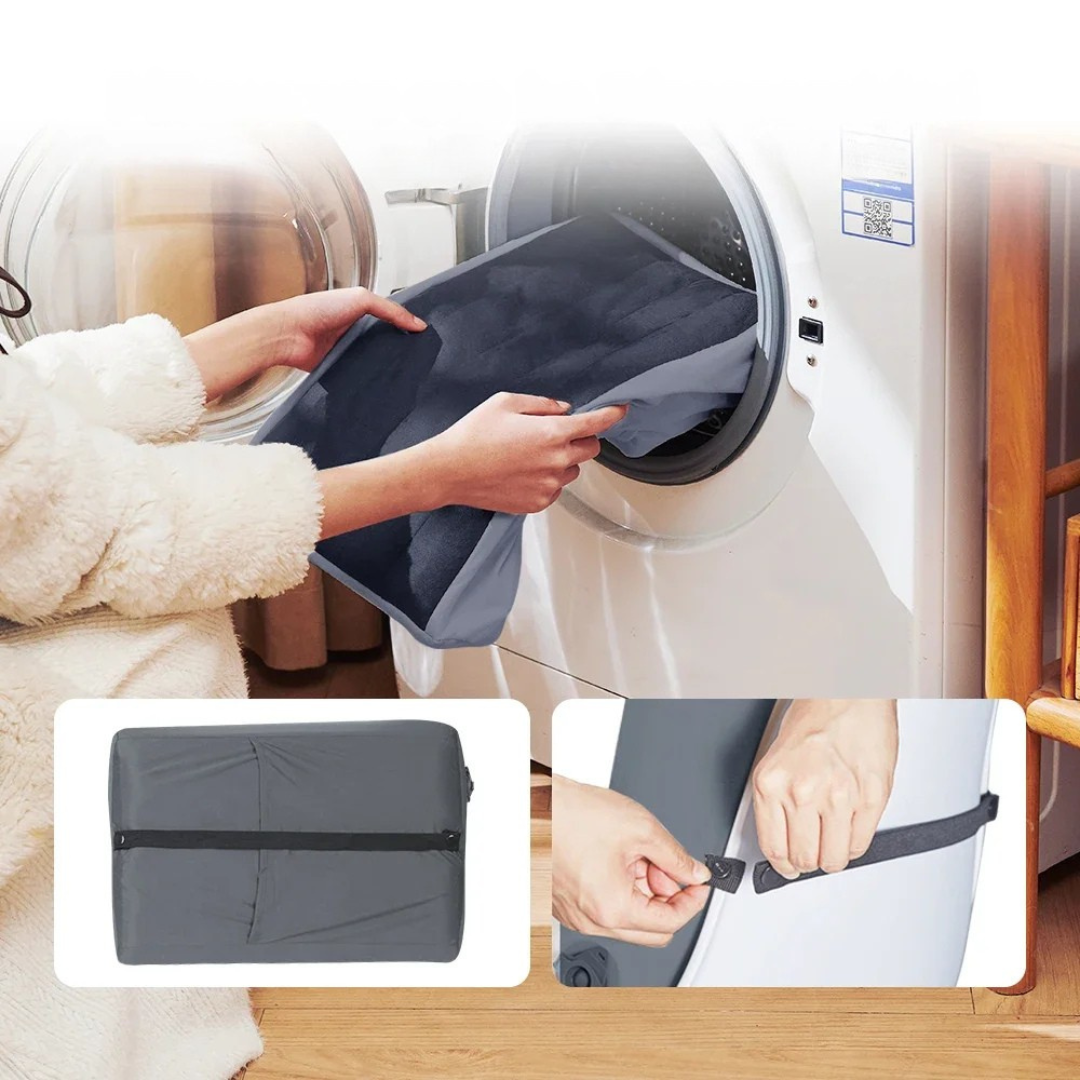 Nordspur | Restiqo Ergonomisches aufblasbares Reisekissen