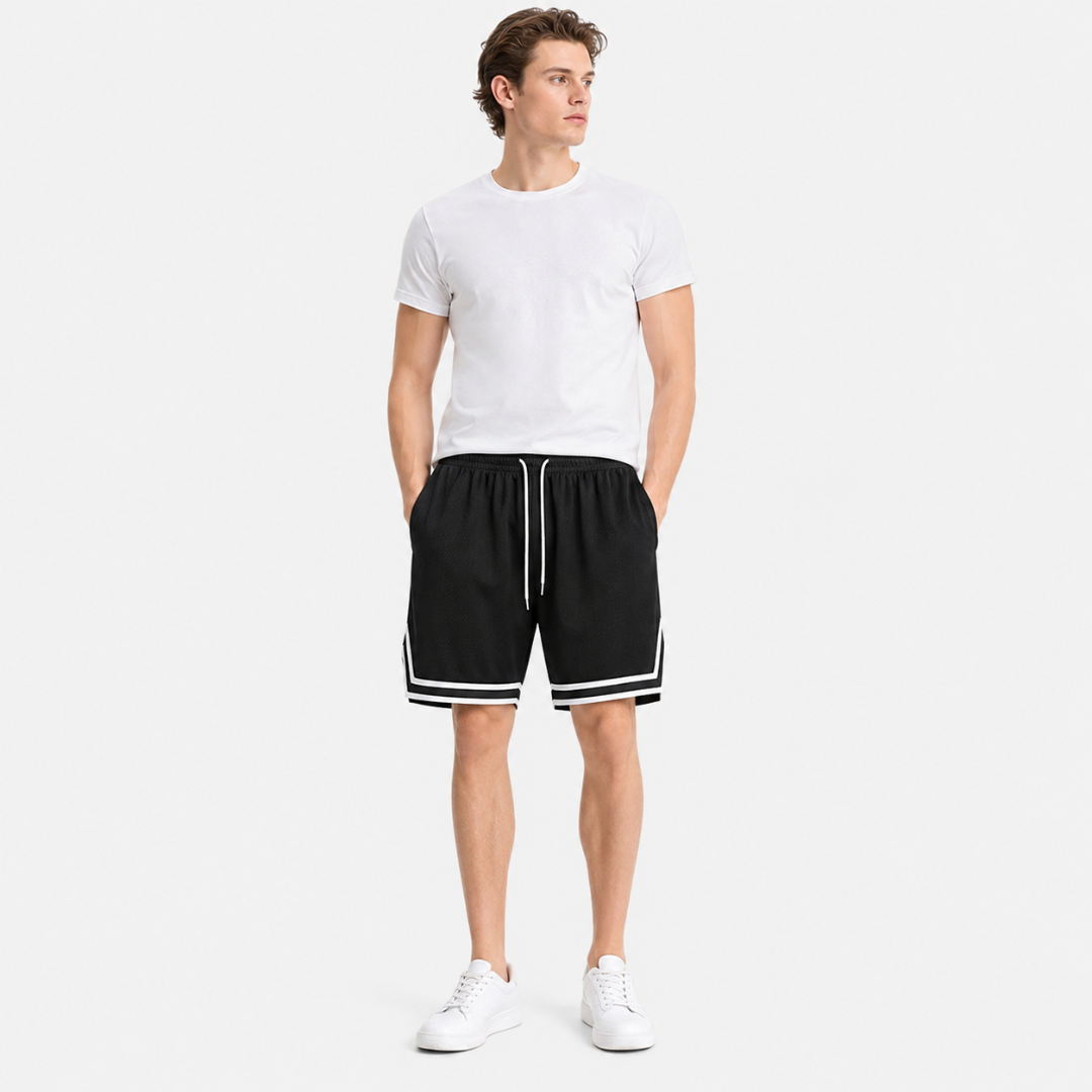 Nordspur | Baskaro Locker geschnittene, knielange Shorts