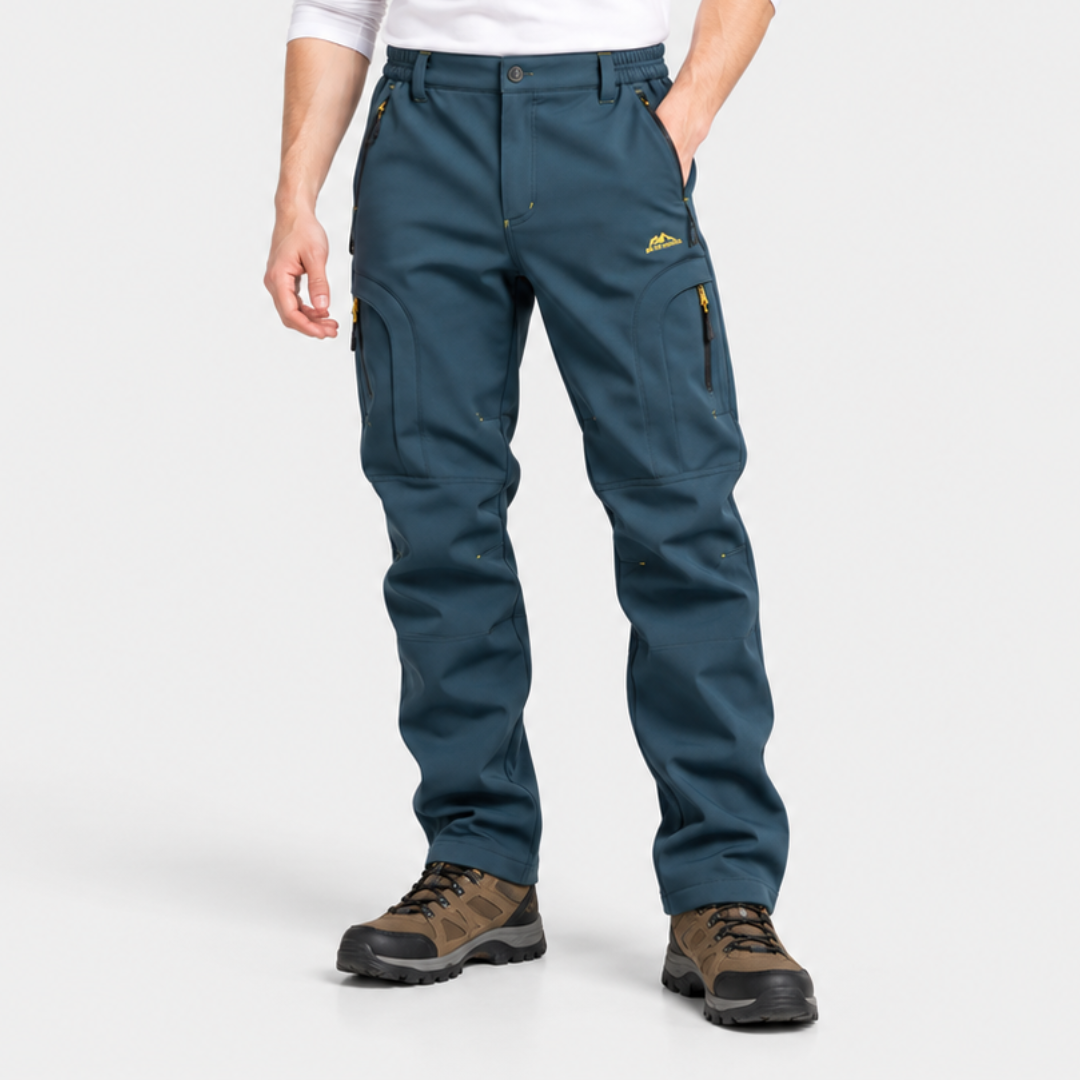 Nordspur | Herren Outdoor Wanderhose - Fleece-gefüttert & Wasserabweisend