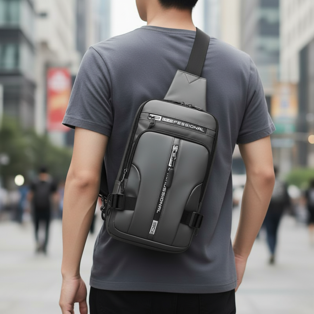 Taschen Schulterrucksack wasserdicht mit Anti-Diebstahl & USB – UrbanSecure Bag