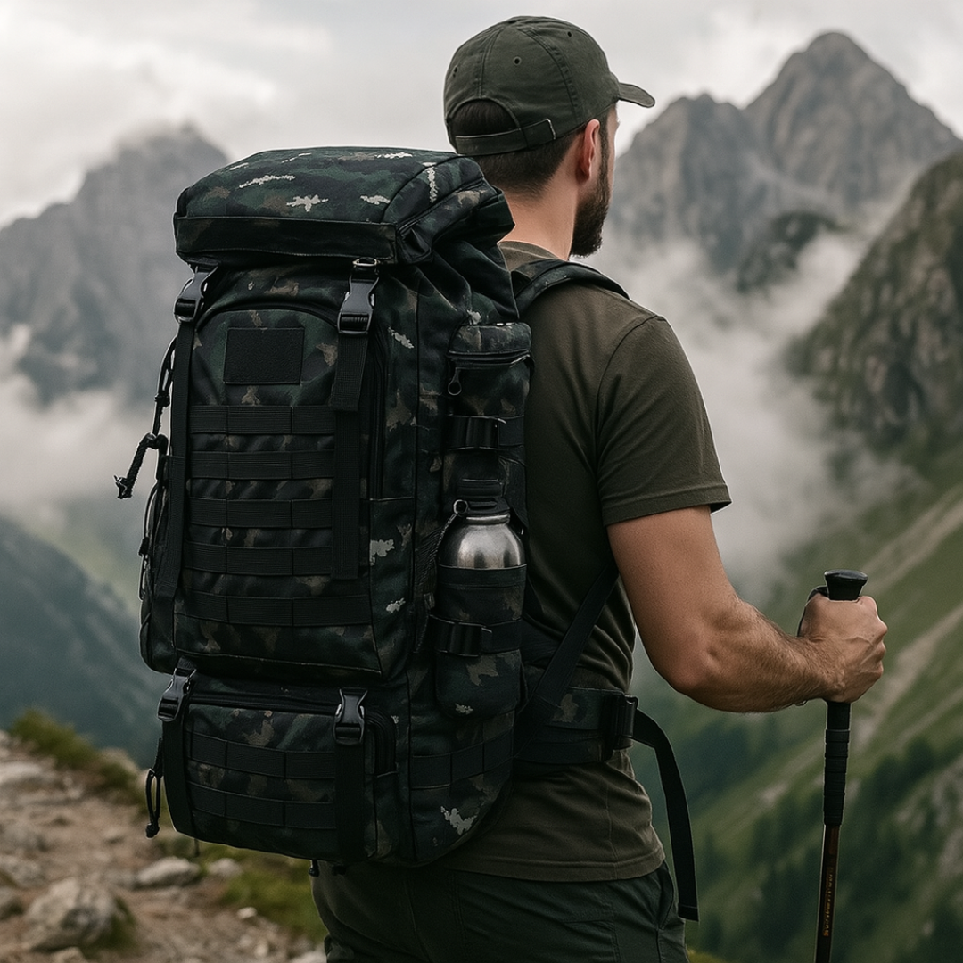 Taktischer Rucksack 80L wasserdicht – BergTrail Pro